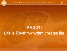 Tablet Screenshot of maguti.com